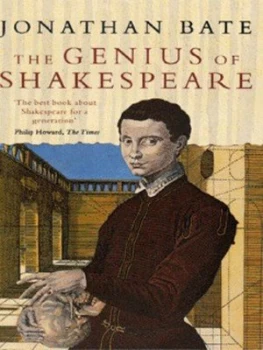 Image of The Genius of Shakespeare by Jonathan Bate Book
