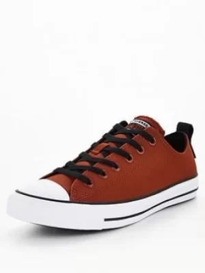 Image of Converse Chuck Taylor All Star Ox, Brown, Size 10, Men
