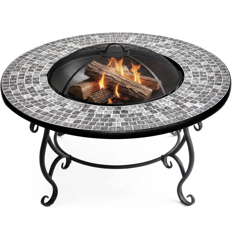 Image of Centurion Supports GINESSA Garden Heater Fire Pit Brazier, Coffee Table, BBQ Ice Bucket Multicolor Unisex