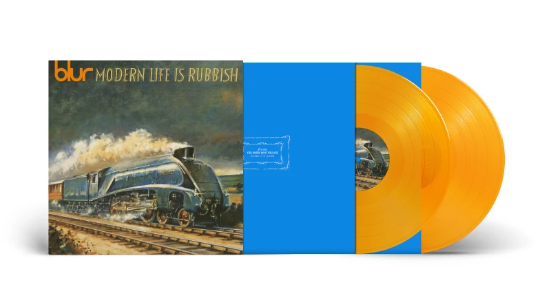 Image of Blur Modern Life Is Rubbish Limited Edition 30th Anniversary Orange Vinyl 2LP Black unisex