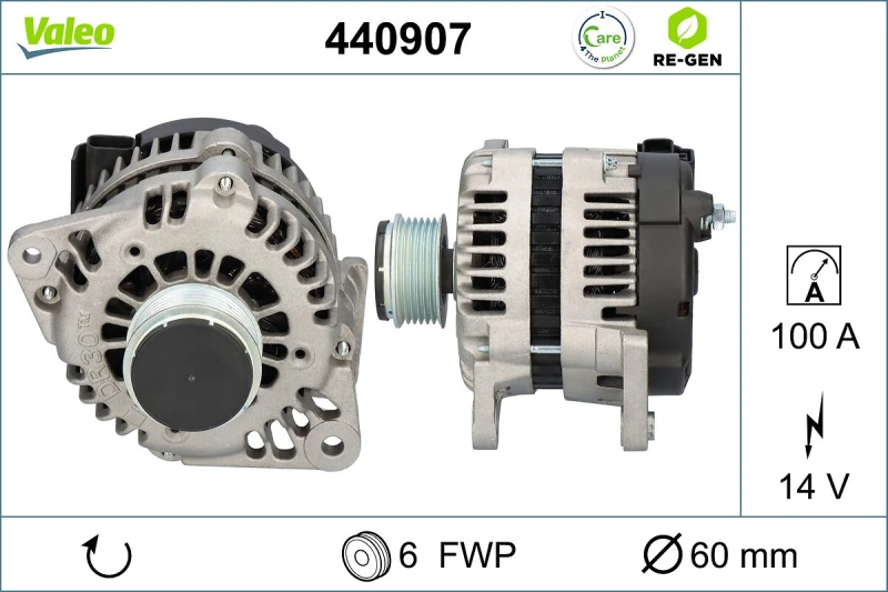 Image of Alternator VALEO 440907