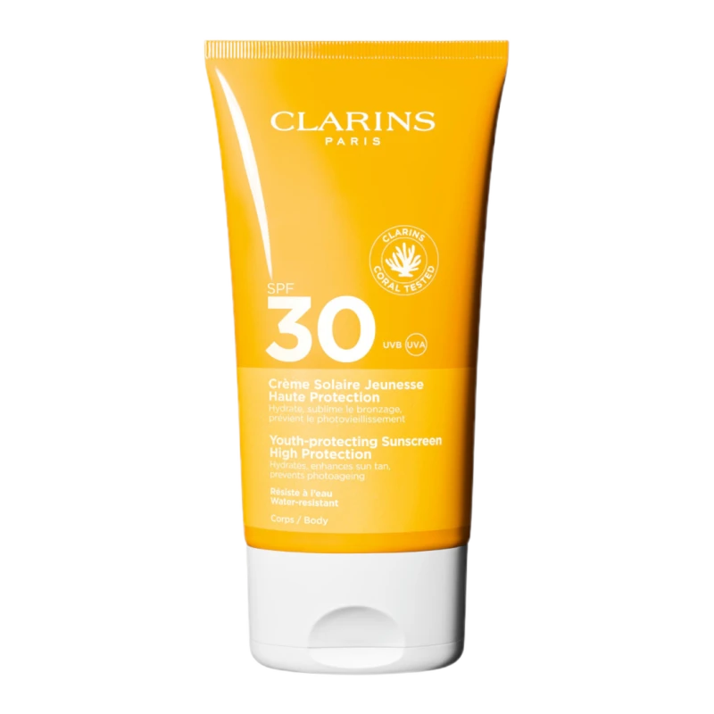 Image of Clarins Youth-protecting Sunscreen High Protection for Body SPF30 150ml