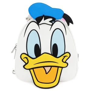 Image of Loungefly Disney Donald and Daisy Duck Reversible Mini Backpack