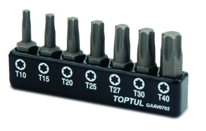 Image of TOPTUL Screwdriver Bit Set TOPTUL GAAV0702