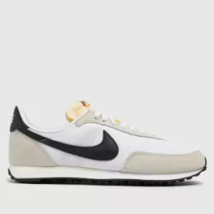 Image of Nike White & Black Waffle 2 Trainers