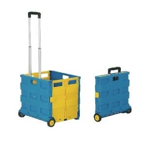 Image of GPC Blue and Yellow Large Folding Box Truck GI041Y
