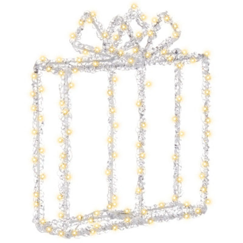 Image of Beliani Outdoor Decoration LED Kemi Christmas Gifts 25cm White