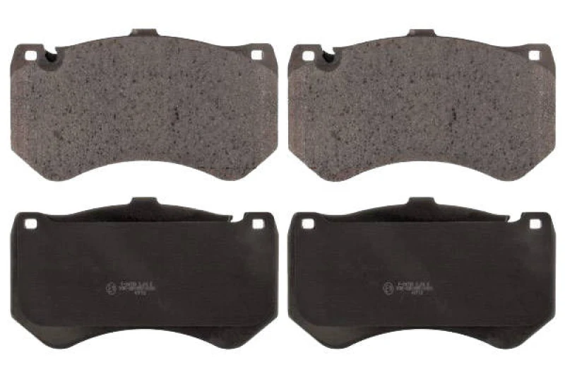 Image of SWAG 10 11 6143 Brake pad set Front Axle, prepared for wear warning indicator Brake Pad Set,disc brake (402)