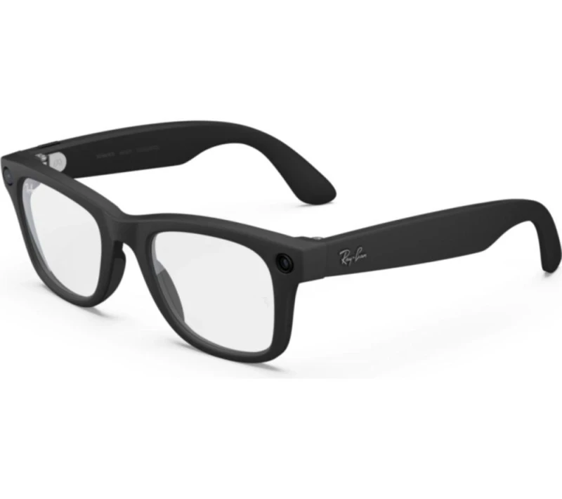 Image of RAY-BAN Meta Wayfarer (Gen 2) Glasses - Matte Black with Clear Lenses 8056262721391