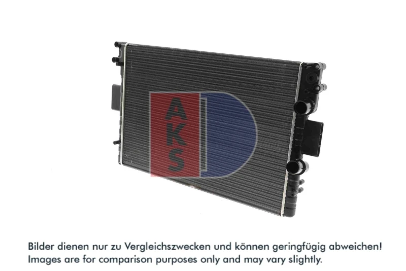 Image of AKS DASIS 400850N Engine radiator Aluminium, Mechanically jointed cooling fins Radiator,engine cooling (470)