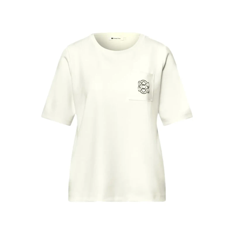 Image of Street One Womens T-Shirt Street One Blanc Female 34