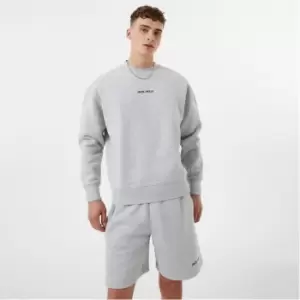 image of Jack Wills Minimal Graphic Crew - Grey