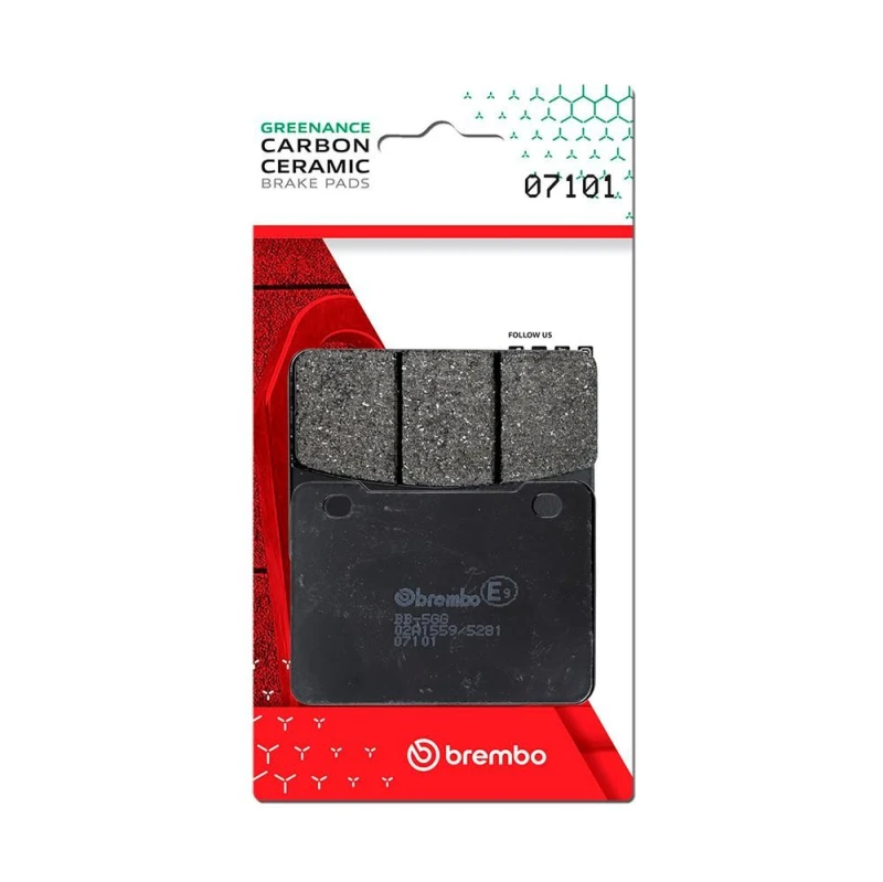 Image of BREMBO Brake pad set BREMBO 07101