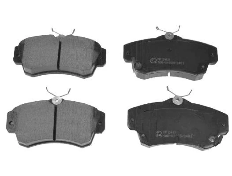 Image of Blue PRINT ADA104201 Brake pad set Front Axle, with acoustic wear warning Brake Pad Set,disc brake (402)