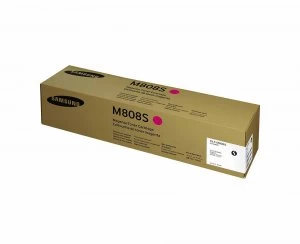 Image of Samsung CLT M808S Magenta Laser Toner Ink Cartridge magenta