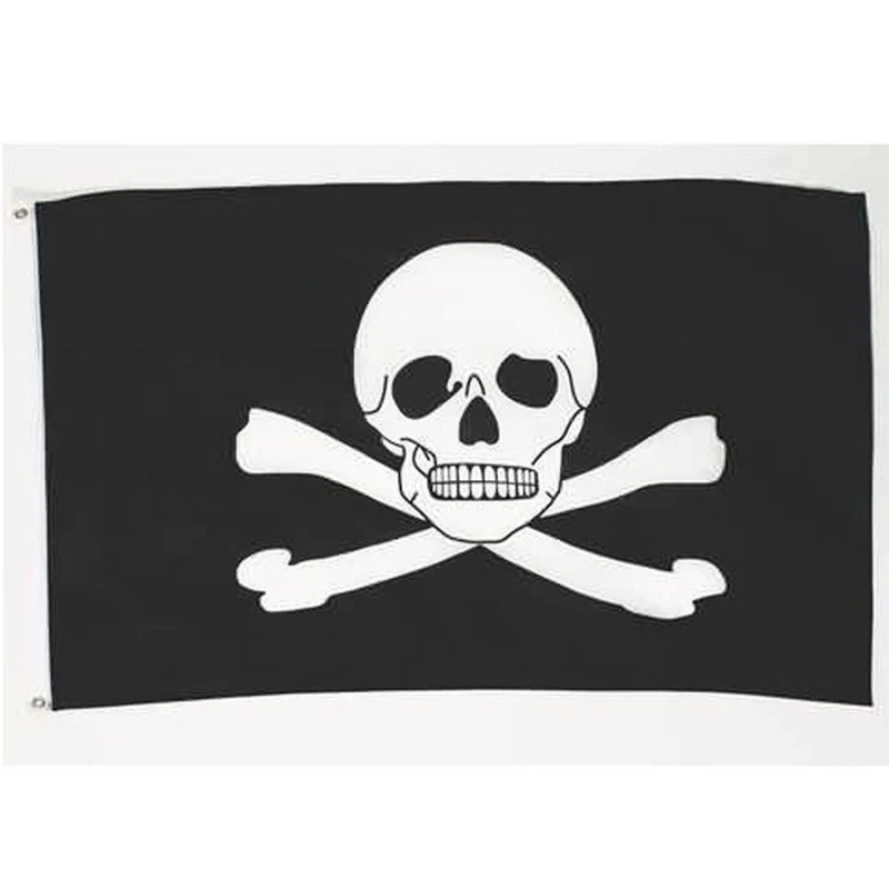 Image of Kandy Toys Pirate Flag On Stick 18" x 12" Multi unisex