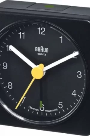 Image of Braun Clocks BNC002 Classic Travel Alarm BNC002BKBK