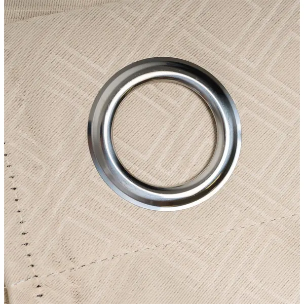 Image of Essential Living Amond Eyelet Ring Top Curtains Cream 167cm x 183cm DBCRM6672