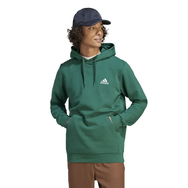 Image of Small Embroidered Logo Hoodie in Cotton Mix