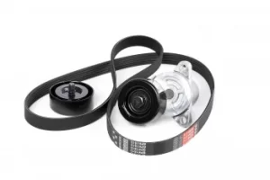 Image of GATES Poly V-Belt HYUNDAI,KIA K026PK1513 Ribbed Belt,V Ribbed Belt,Multi V Belt,Poly Belt,V-Ribbed Belt Set