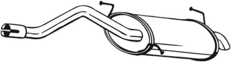Image of Rear silencer BOSAL 154-191