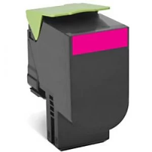 Lexmark 80C2XME Magenta Laser Toner Ink Cartridge