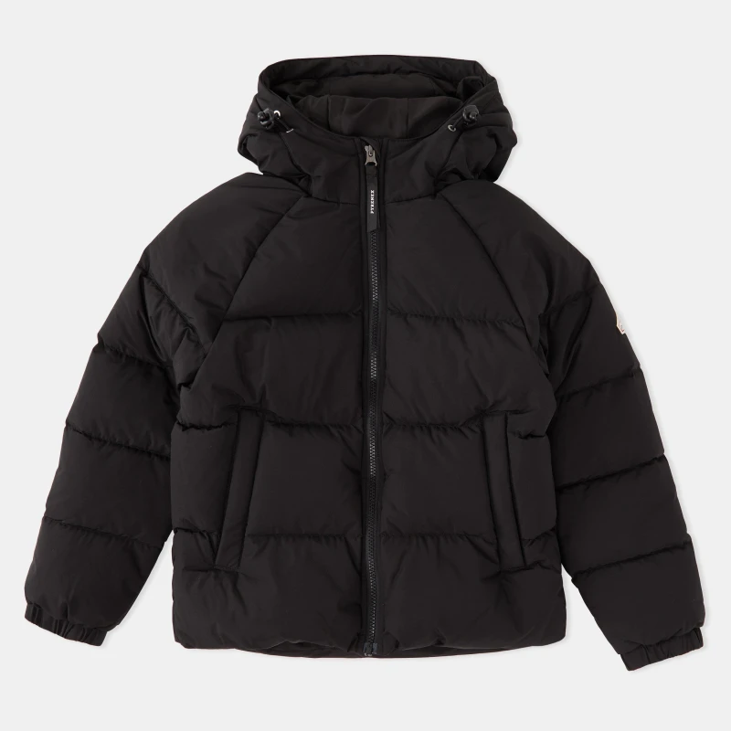 Image of Pyrenex Unisex Kids Sten Smooth Medium Puffer Jacket Black 0009 unisex 10Y