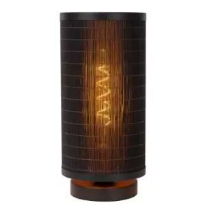 Image of Lucide Tagalog Small Table Lamp - Black
