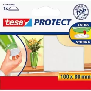 Image of tesa 57891-00000-00 Felt slider White (L x W) 100 mm x 80 mm