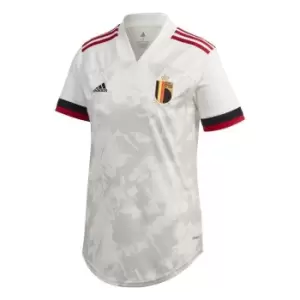 image of adidas Belgium Away Shirt 2020 Ladies - White