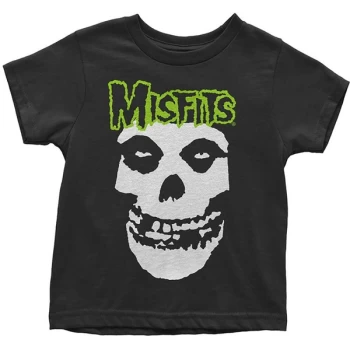 Image of Misfits - Skull & Logo Kids 12 Months T-Shirt - Black