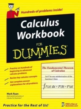 Image of Calculus Workbook for Dummies by Mark Ryan Paperback