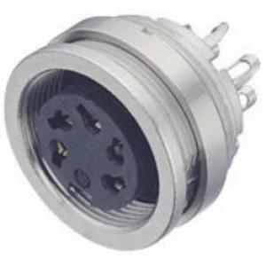Image of Binder 09 0112 00 04 09 0112 00 04 Micro Circular Connector Series Nominal current details 6 A Number of pins 4