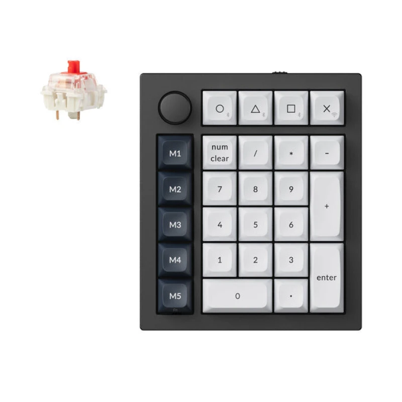 Image of Keychron Keychron Q0 Max numeric keypad Universal Bluetooth/USB/RF Wireless Black Q0M-M1
