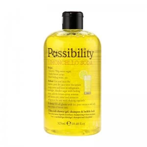 image of Possibility Lemoncello Soda 3 in 1 Body Wash Bath Foam