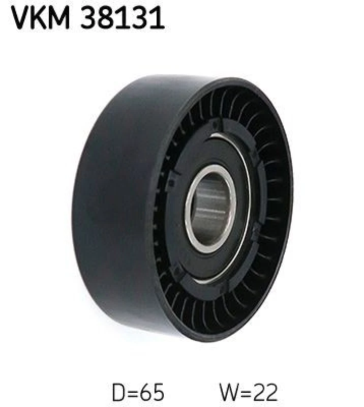 Image of SKF Deflection / guide pulley, V-ribbed belt SKF VKM 38131