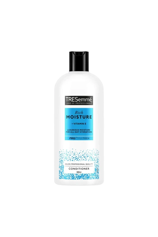 Image of Tresemme 'Conditioner' Rich Moisture with Vitamin E for All-Day Hydration, 680 ml White