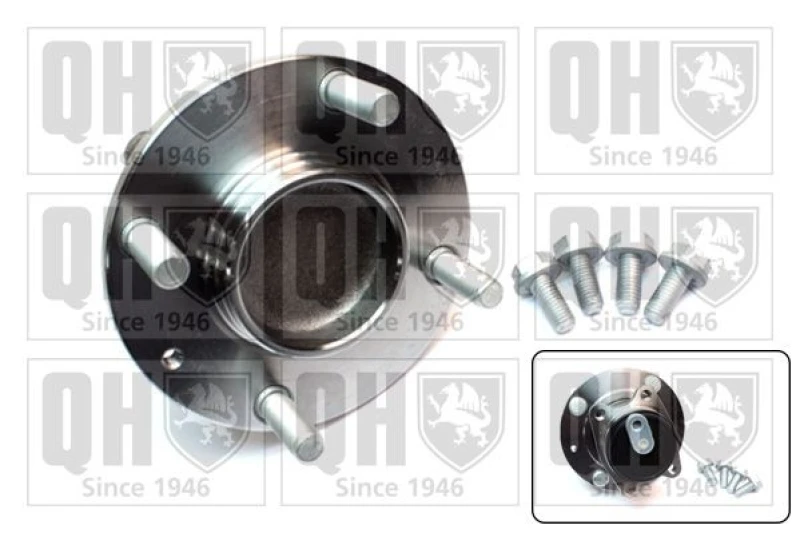 Image of QUINTON HAZELL Wheel bearing kit QUINTON HAZELL QWB1521