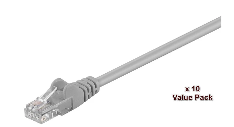 Image of Microconnect V-UTP510VP networking cable Grey 10 m Cat5e U/UTP (UTP)