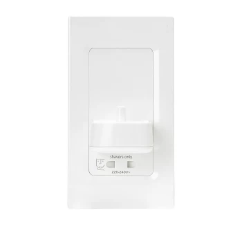 image of ProofVision TBCharge With Shaver Socket - White Plastic Finish