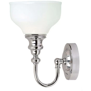 image of Elstead - Cheadle - 1 Light Bathroom Wall Light Polished Chrome IP44, G9