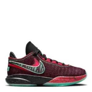 image of Nike LeBron XX Jnr Basketball Shoes - Red