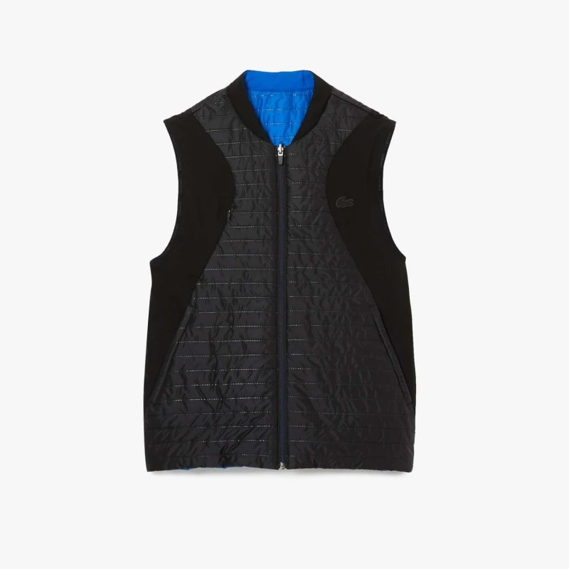 Image of Lacoste Reversible Quilted Sports Vest - Multi Multi S