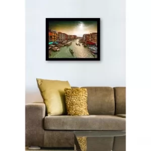 Image of SC0359 Multicolor Decorative Framed MDF Painting