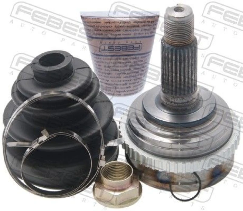 Image of FEBEST 0310-035A50 Joint, drive shaft Front Axle, with ABS sensor ring Joint,drive shaft (236)