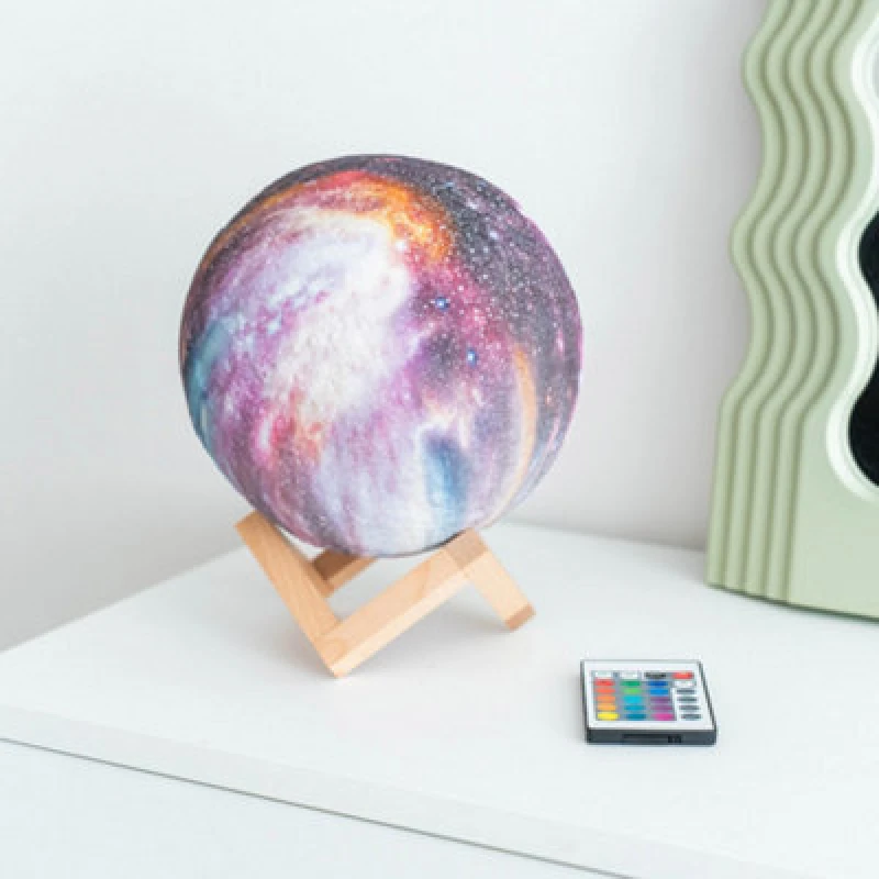 Image of ValueLights Neptune Remote Control Colour Changing LED Battery Power Desk Table Lamp Multi