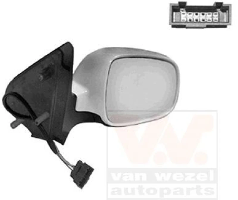 Image of VAN WEZEL Wing mirror VAN WEZEL 5825808