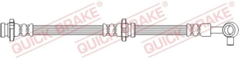 Image of QUICK BRAKE Brake hose QUICK BRAKE 50.745