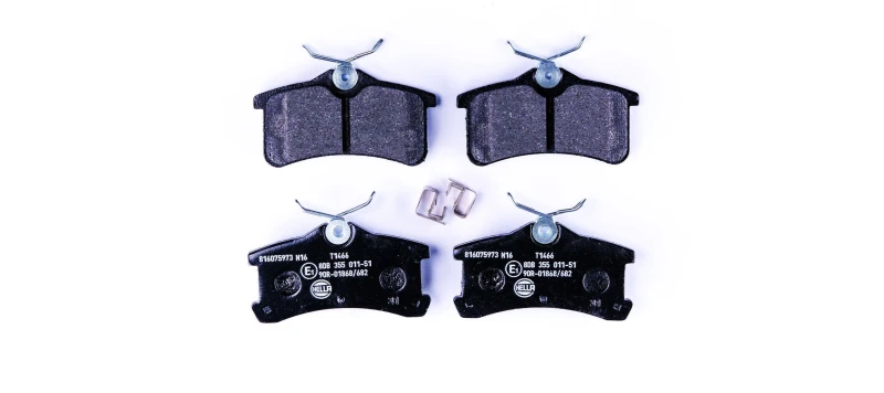 Image of HELLA Brake pad set HELLA 8DB 355 011-511