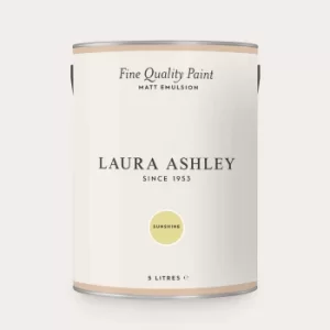 image of Laura Ashley Matt Emulsion Paint Sunshine 5L